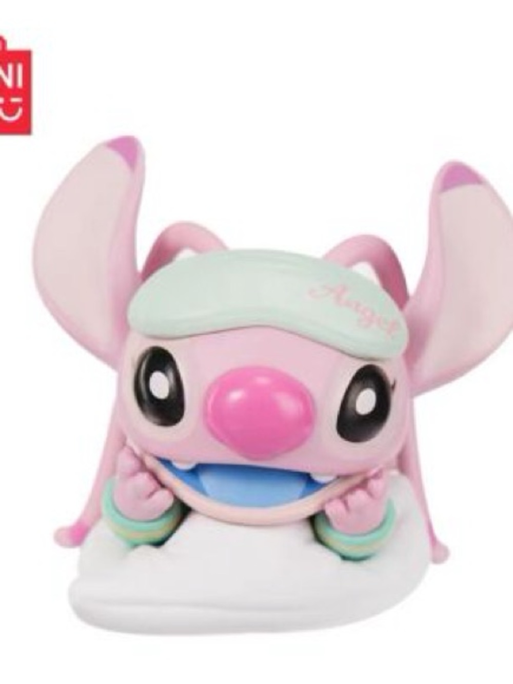 AUTHENTIC MINISO Disney Stitch Pillow Fight Series Figure - Support Shout